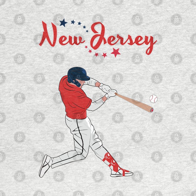 New Jersey USA Baseball by VISUALUV